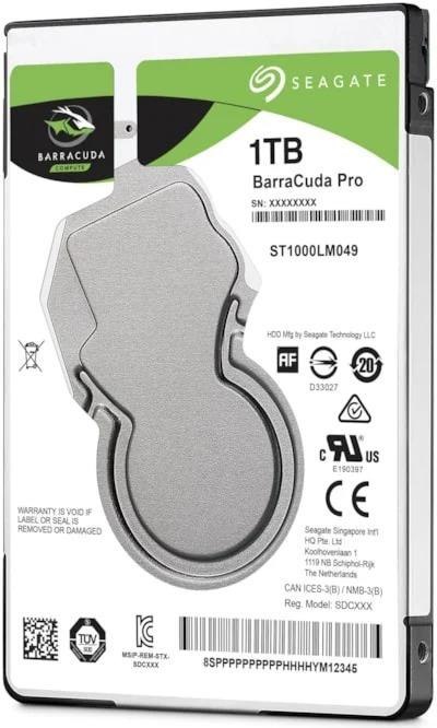 Seagate Dysk SEAGATE BarraCuda® ST1000LM049 1TB 2.5" 7200 128MB SATA III