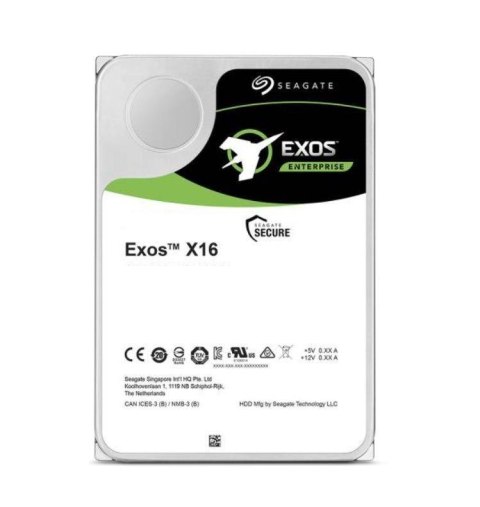 Seagate Dysk SEAGATE EXOS™ Enterprise X16 ST14000NM001G 14TB 3.5" 7200 256MB 512E SATA III