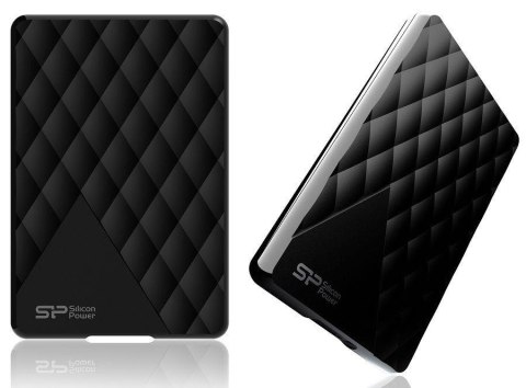 Silicon Power Dysk zewnętrzny Silicon Power Diamond D06 2TB Black USB 3.1 Super lekki