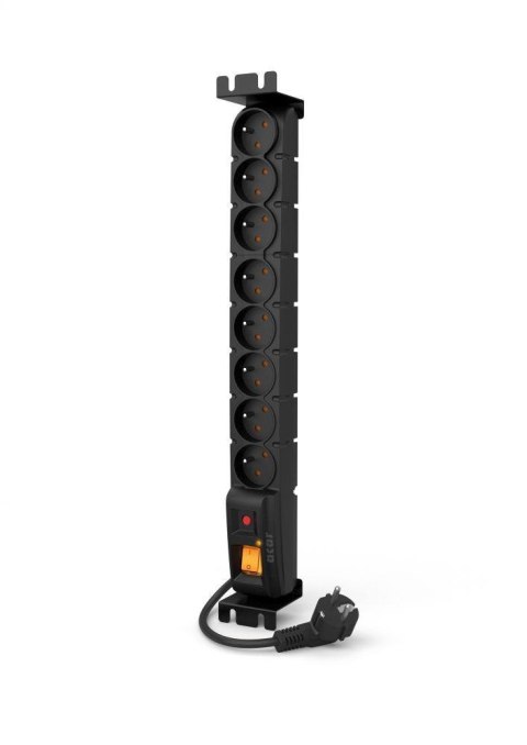 Acar Listwa przeciwprzepięciowa Acar S8 FA RACK 3,0m czarna