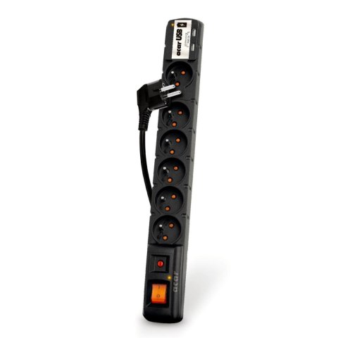 Acar Listwa przeciwprzepięciowa Acar USB 3,0m czarna