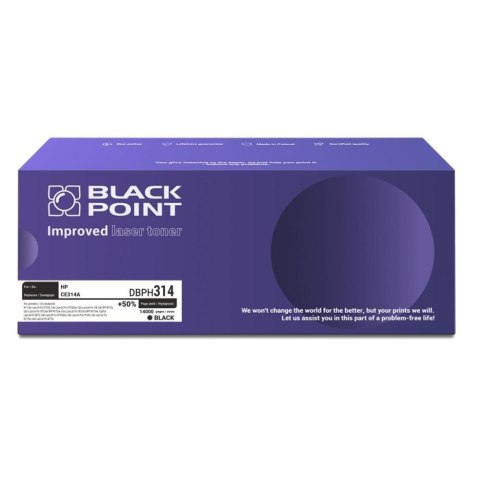 Black Point S.A. Bęben Black Point do HP (CE314A) Black 14000 str. z chipem