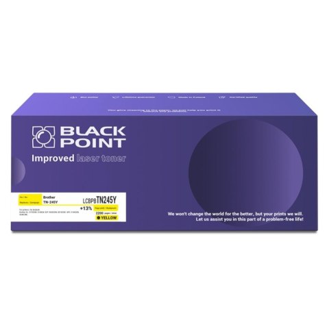 Black Point S.A. Toner Black Point do Brother (TN-245Y) Yellow 2200 str. z chipem