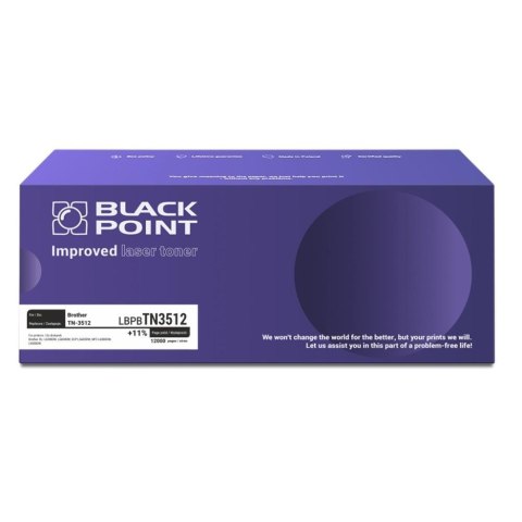 Black Point S.A. Toner Black Point do Brother (TN-3512) Black 12000 str.