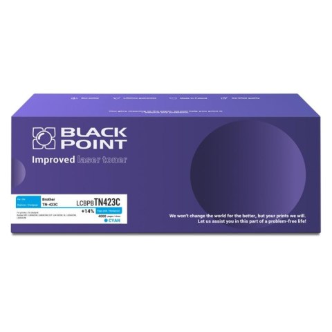 Black Point S.A. Toner Black Point do Brother (TN-423C) Cyan 4000 str.