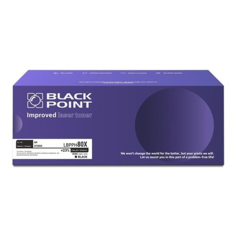 Black Point S.A. Toner Black Point do Hp (CF280X) Black 8500 str. z chipem