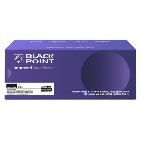 Black Point S.A. Toner Black Point do Hp (CF289Y) Yellow 20000 str. z chipem