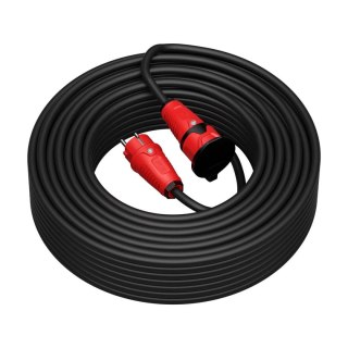 KERG Przedłużacz KERG 40m 3×2,5mm2 H05RR-F 250V czarny