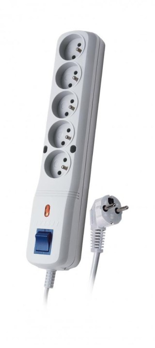 LESTAR Listwa zasilająca Lestar LF-530WA 5+ 2,5m szara