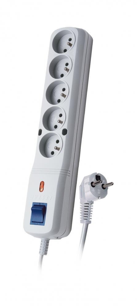 LESTAR Listwa zasilająca Lestar LV-530W 5W 1,5m szara