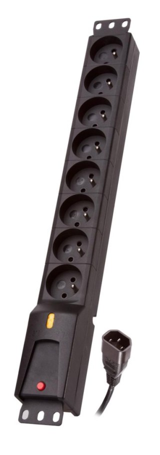 LESTAR Listwa zasilająca Lestar LZRM 810 BW G-A K.:CZ 3,0M IEC320