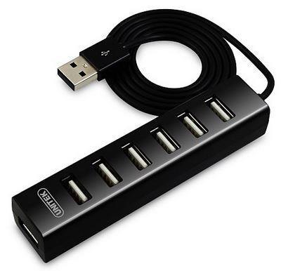 Unitek Hub USB Unitek Y-2160 7xUSB 2.0 czarny