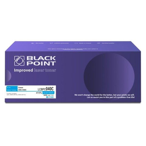 Black Point S.A. Toner Black Point do Canon (CRG-040C) Cyan 6000 str. z chipem