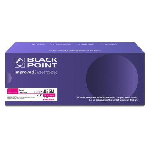 Black Point S.A. Toner Black Point do Canon (CRG-055M) Magenta 2400 str. z chipem