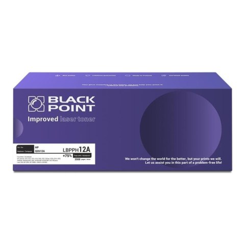 Black Point S.A. Toner Black Point do HP (Q2612A) Black 3500 str. z chipem