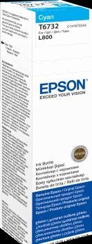 Epson Atrament cyan w butelce 70 ml (T6732) do Epson L800/L850/L800/L850