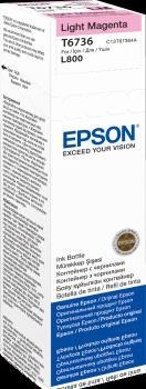 Epson Atrament light magenta w butelce 70 ml (T6736) do Epson L800/L850/L800/L850