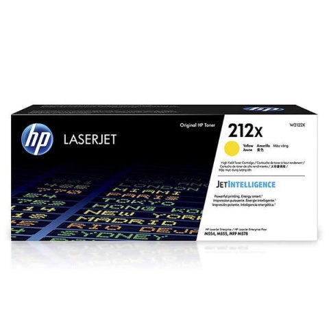 HP Toner HP 212X (W2122X) Yellow