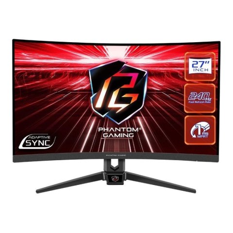 ASRock Monitor ASRock 27" Curved Phantom Gaming Monitor PG27F15RS1A 2xHDMI DP głośniki 2x2W