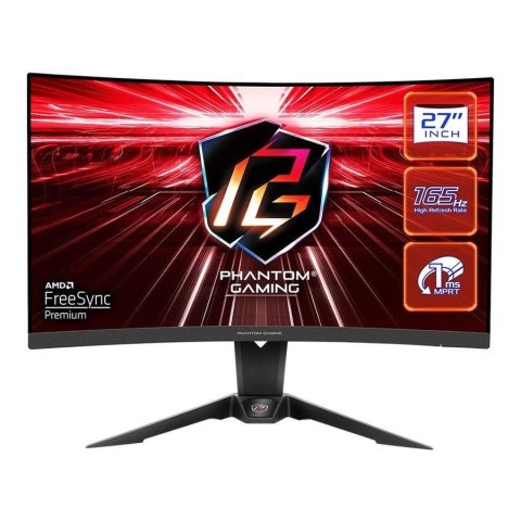 ASRock Monitor ASRock 27" Curved Phantom Gaming Monitor PG27Q15R2A 2xHDMI DP WiFi głośniki 2x2W