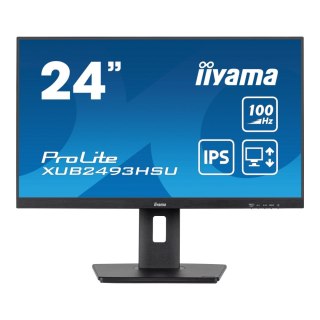 IIYAMA Monitor iiyama 23,8" ProLite XUB2493HSU-B6 IPS FHD 100Hz HDMI DP HUB głośniki