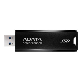 ADATA Dysk zewnętrzny SSD ADATA SC610 2TB USB 3.2 Gen2 (550/500 MB/s) Czarny