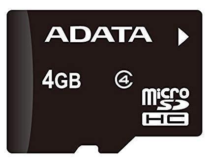 ADATA Karta pamięci ADATA microSDHC Class 4 4GB UHS-I + adapter