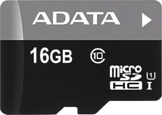 ADATA Karta pamięci ADATA microSDHC Premier 16GB UHS-I Class 10 + adapter