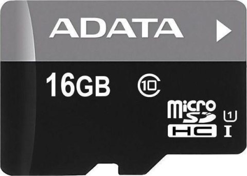 ADATA Karta pamięci ADATA microSDHC Premier 16GB UHS-I Class 10 + adapter