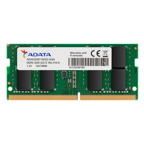 ADATA Pamięć SODIMM DDR4 ADATA Premier 32GB (1x32GB) 3200MHz CL22 1,2V