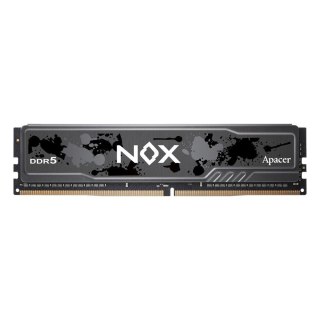 Apacer Pamięć DDR5 Apacer NOX 16GB (1x16GB) 6200MHz CL40 1,35V Black XMP