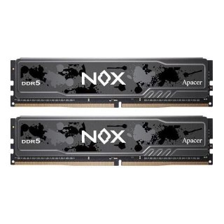 Apacer Pamięć DDR5 Apacer NOX 16GB (2x8GB) 5200MHz CL40 1,25V Black