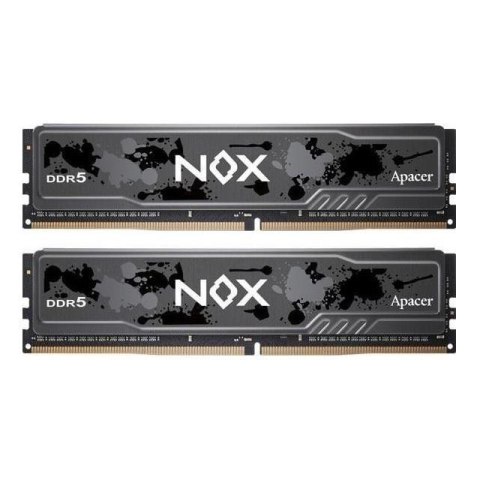 Apacer Pamięć DDR5 Apacer NOX 64GB (2x32GB) 5200MHz CL40 1,25V Black
