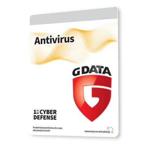G Data Oprogramowanie G DATA Antivirus 3PC 2lata karta-klucz