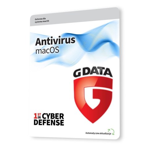 G Data Oprogramowanie G DATA Antivirus Mac 1 stanowisko 1rok karta-klucz
