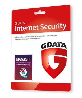 G Data Oprogramowanie G DATA Internet Security Multidevice 1PC 1rok karta-klucz