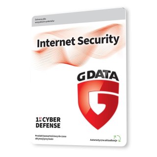 G Data Oprogramowanie G DATA Internet Security Multidevice3PC 2lata karta-klucz