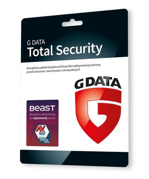 G Data Oprogramowanie G DATA Total Security Multidevice 1PC 1rok karta-klucz