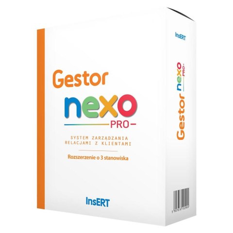 Insert Licencja InsERT - Gestor NEXO PRO rozszerzenie o 3 stanowiska