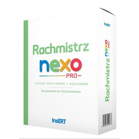 Insert Oprogramowanie InsERT - Rachmistrz nexo pro - rozszerzenie do 100 Podmiotów