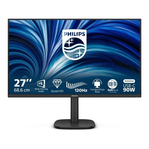 MMD-Monitors & Displays Nederland B.V. Monitor Philips 27" 27B2U3601/00 IPS QHD 120Hz HDMI 2xDP HUB RJ45