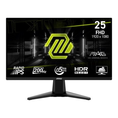 MSI Monitor MSI 24,5" MAG 255F E20 Rapid IPS FHD 200Hz 2xHDMI DP