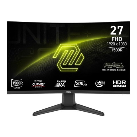 MSI Monitor MSI 27" MAG 276CF E20 Rapid VA FHD 200Hz 2xHDMI DP