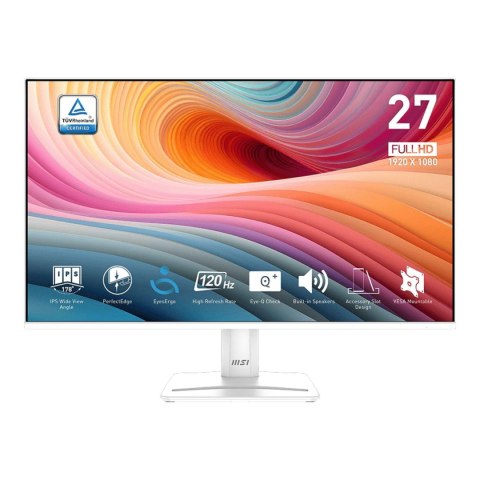 MSI Monitor MSI 27" PRO MP275W E2 IPS FHD 120Hz HDMI DP VGA głośniki
