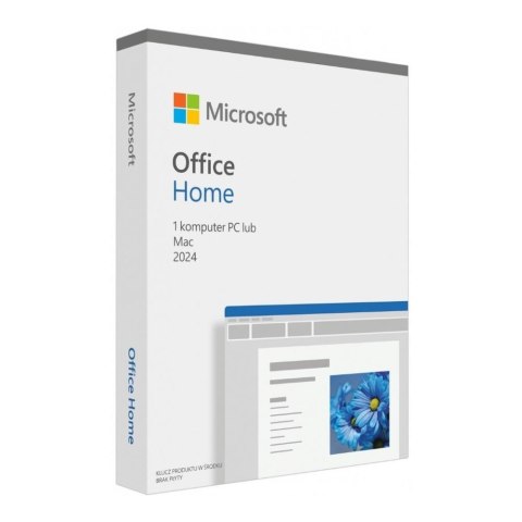 Microsoft Corp. Oprogramowanie Microsoft Office Home 2024 PL EuroZone BOX