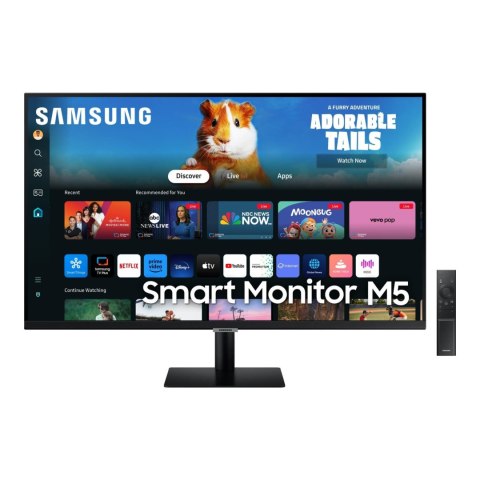 SAMSUNG Monitor Samsung 32" Smart M5 LS32DM500EUXDU VA FHD 60Hz 2xHDMI HUB WiFi BT głośniki