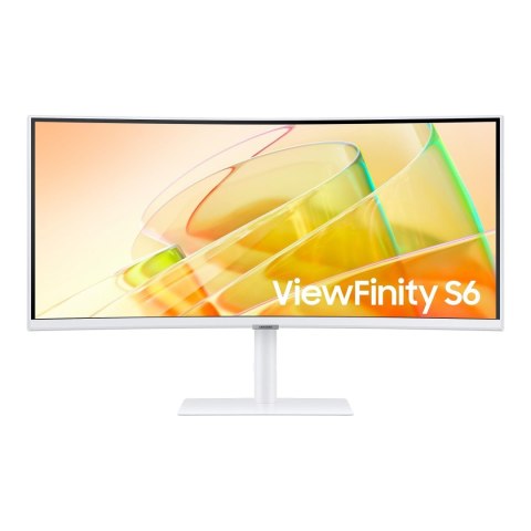 SAMSUNG Monitor Samsung 34" Viewfinity S6 LS34C650TAUXEN VA UWQHD 100Hz HDMI DP HUB RJ45 głośniki