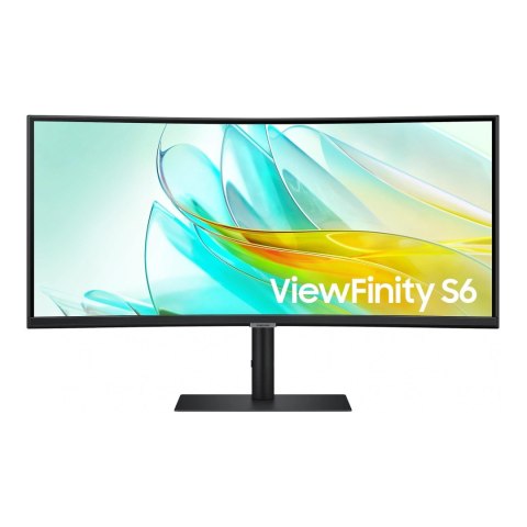 SAMSUNG Monitor Samsung 34" Viewfinity S6 LS34C652UAUXEN VA UWQHD 100Hz HDMI DP HUB głośniki
