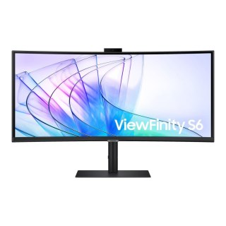 SAMSUNG Monitor Samsung 34" Viewfinity S6 LS34C652VAUXEN VA UWQHD 100Hz HDMI DP HUB RJ45 głośniki