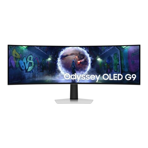 SAMSUNG Monitor Samsung 49" Odyssey G9 LS49DG934SUXEN OLED Dual QHD 240Hz 2xHDMI microHDMI HUB głośniki